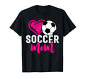 Soccer Mom Love Heart Mama Mommy Mother T-Shirt - Unique Graphic Men Women