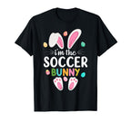 Im Soccer Bunny Matching Family Easter T-Shirt - Novelty Apparel for Adults