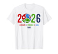 Superfan Global Cup 2026 Host Nations T-Shirt - Unique Graphic Unisex