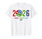 Superfan Global Cup 2026 Host Nations T-Shirt - Unique Graphic Unisex