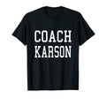 Coach Karson Custom Football Soccer T-Shirt - Streetwear Style Men Women