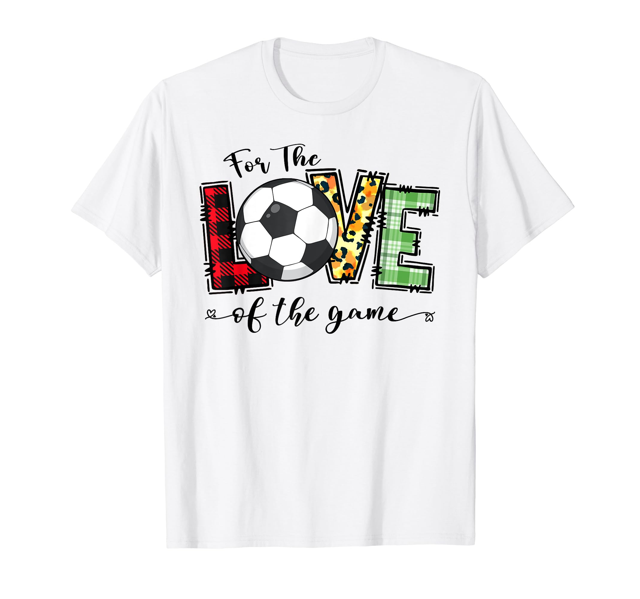 Love Game Day Soccer Mom Cheering Lovers T-Shirt - Trendy Graphic Men Women
