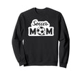 Soccer Sports Funny Soccer Mom Sweatshirt - Aesthetic Graphic for Adults