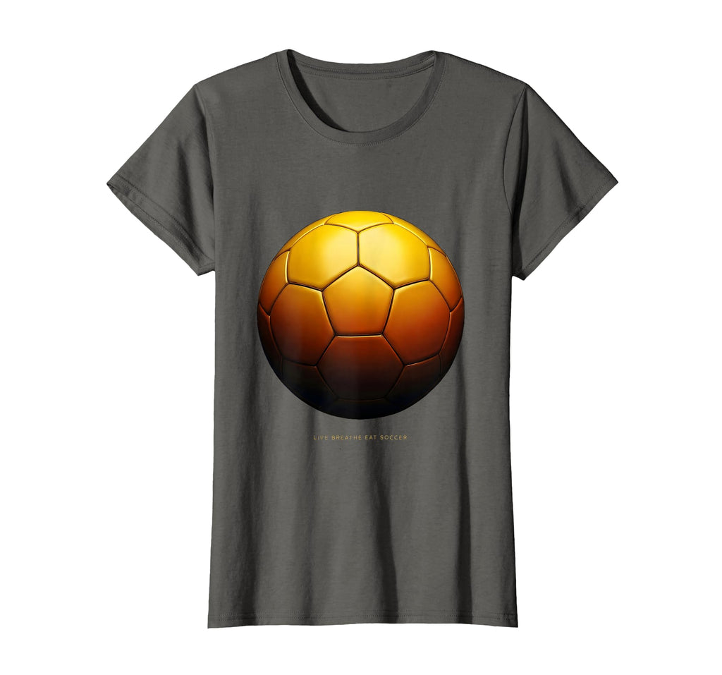 Live Breathe Eat Soccer Passionate Fan T-Shirt - Trendy Graphic Men Women