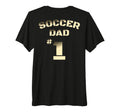Mens Soccer Dad Tri Blend T-Shirt - Fun Novelty Design Unisex