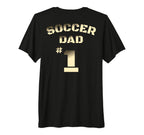 Mens Soccer Dad Tri Blend T-Shirt - Fun Novelty Design Unisex