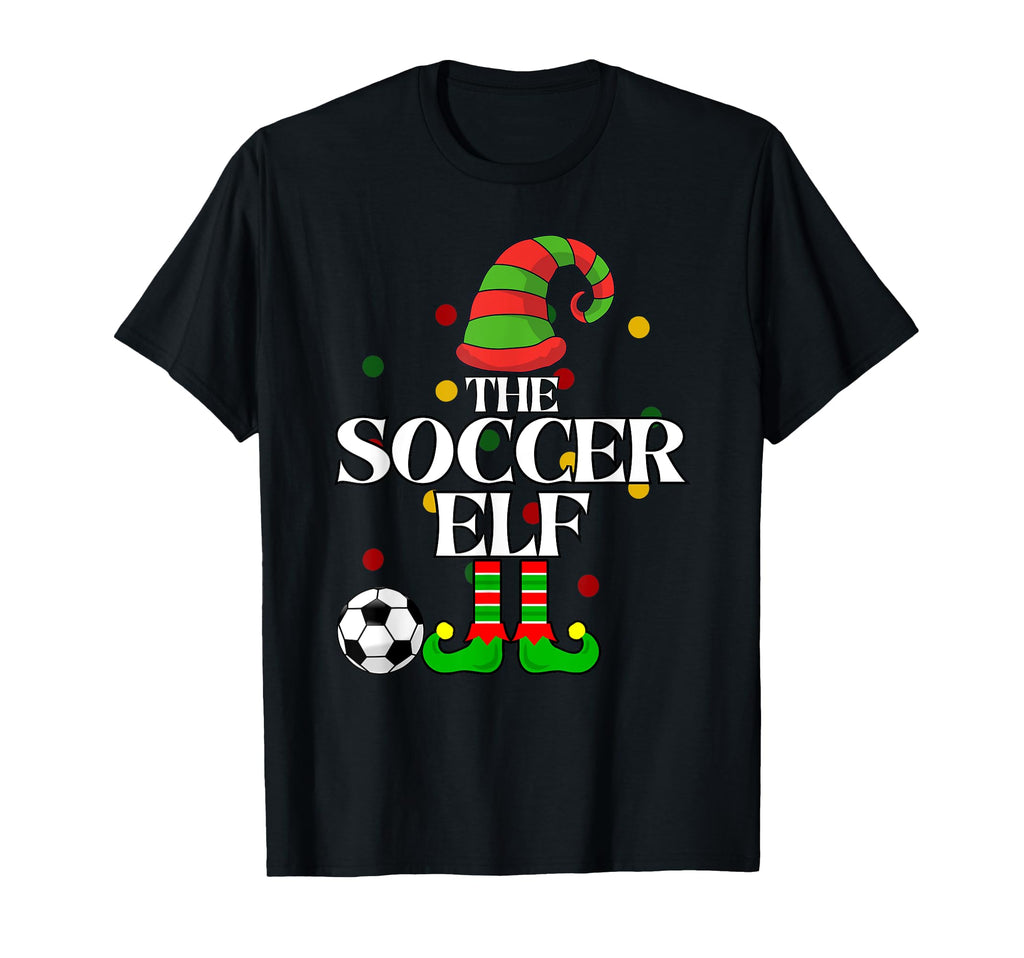 Soccer Elf Family Matching Squad T-Shirt - Custom Art Print for Adults