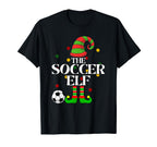 Soccer Elf Family Matching Squad T-Shirt - Custom Art Print for Adults