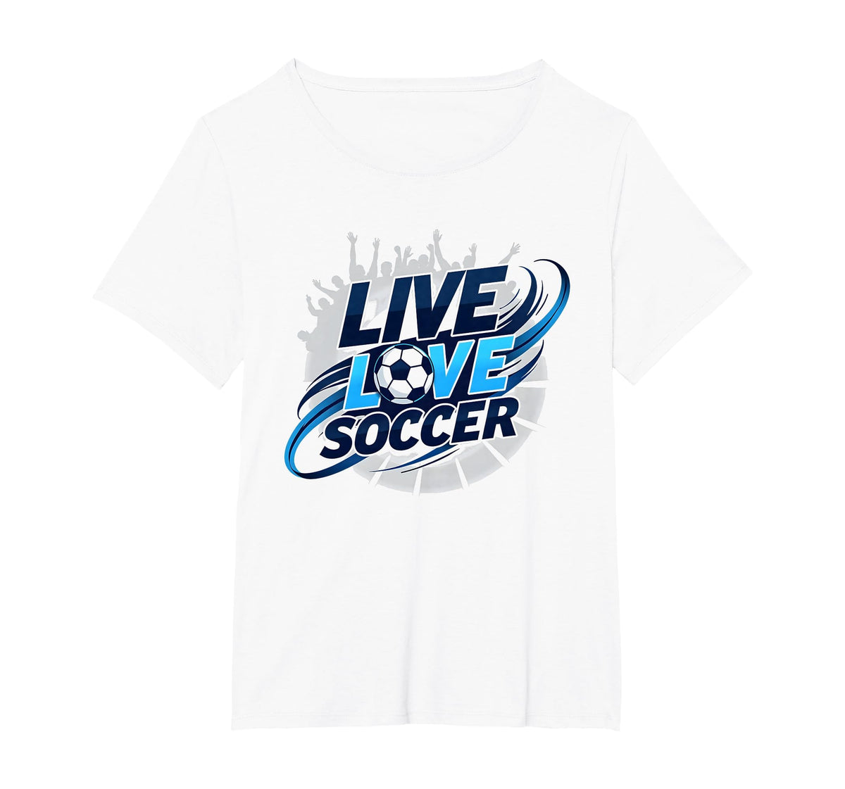 Soccer Mom Live Love Soccer Passion Sweatshirt - Graphic Print Men Women