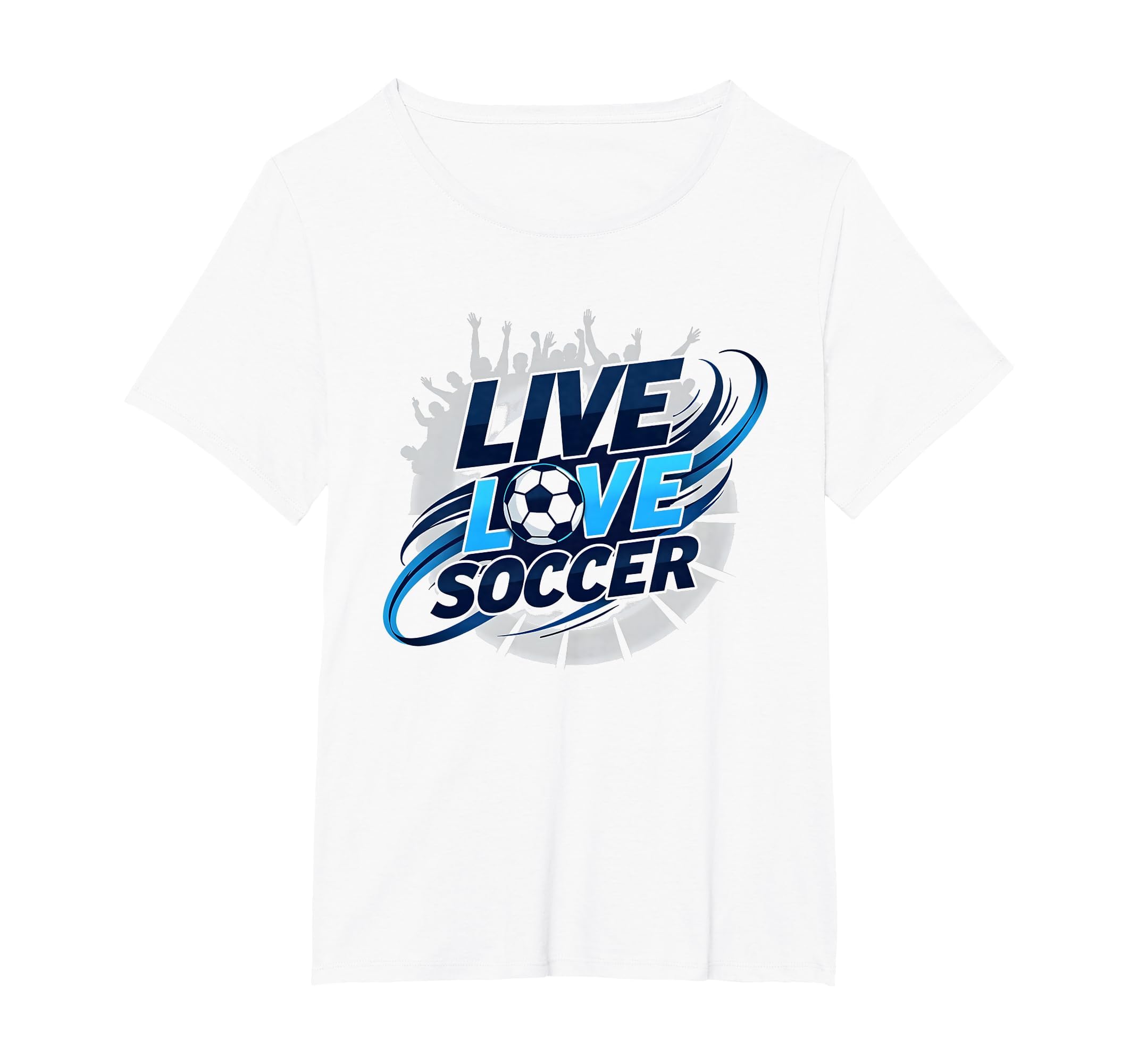 Soccer Mom Live Love Soccer Sweatshirt - Fun Novelty Design Men Women
