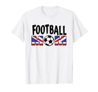 Football Mom Soccer Game Day Gift T-Shirt - Minimalist Print Men Women