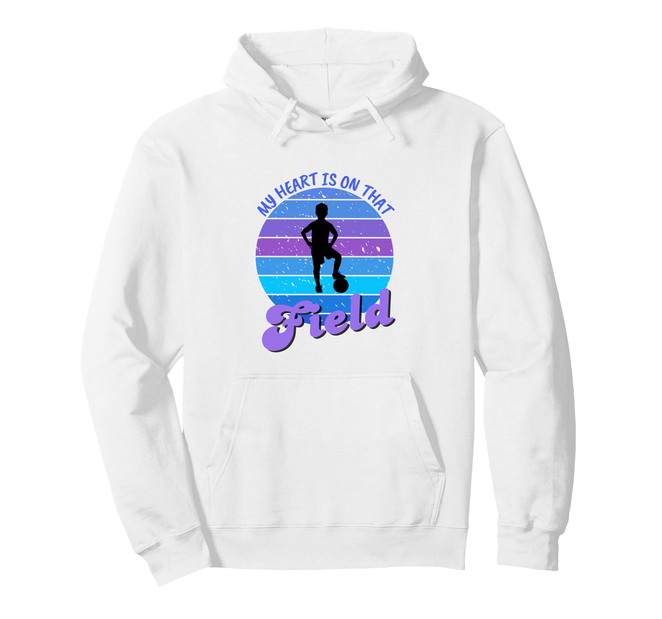 Soccer Mom My Heart Is That Field Hoodie - Graphic Print Men Women