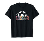 Soccer Mom Soccer Player Mama Boho T-Shirt - Trendy Graphic for Adults