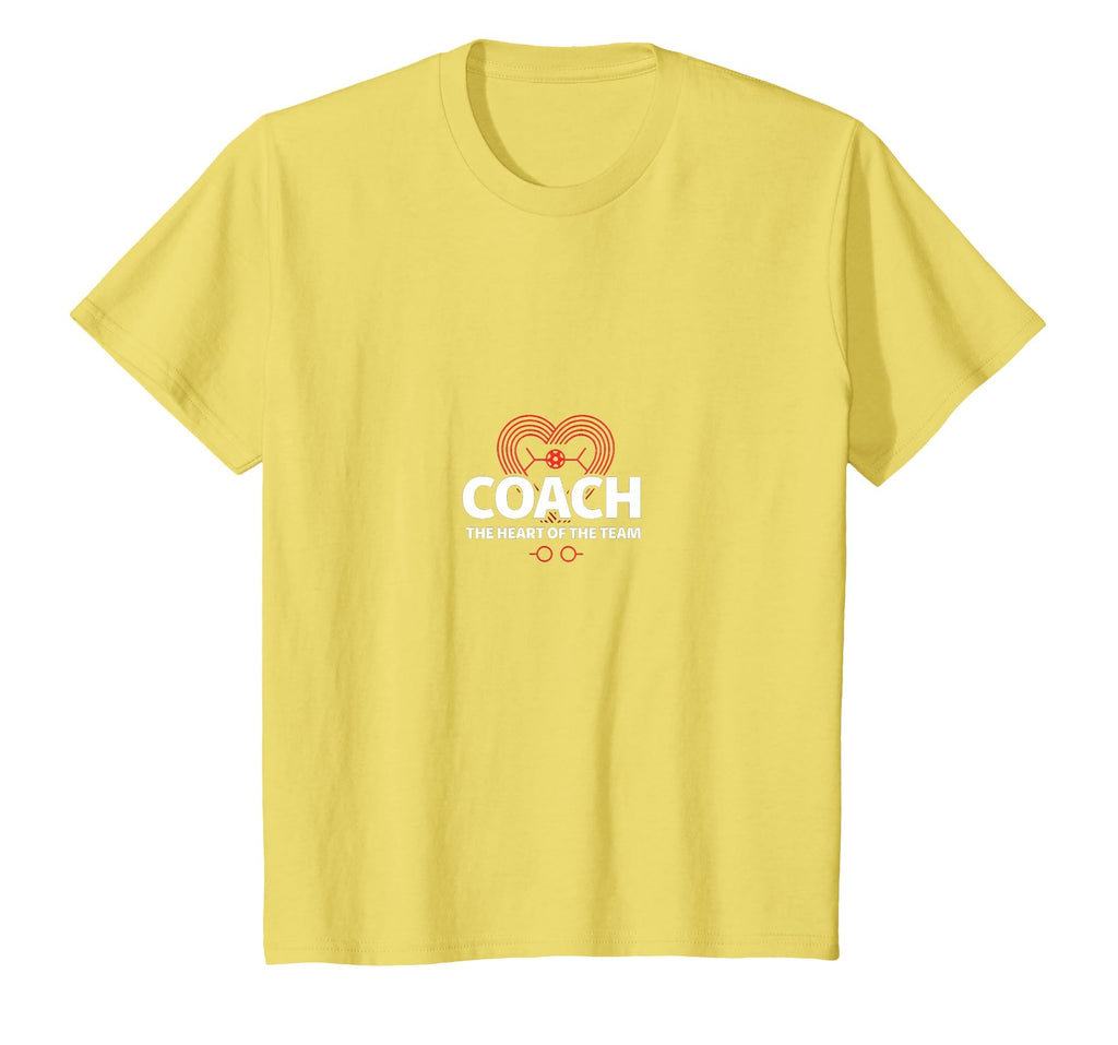 Soccer Coach Heart Team Inspiring T-Shirt - Minimalist Print Unisex