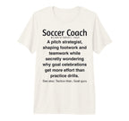 Soccer Coach Tri Blend T-Shirt - Streetwear Style Men Women