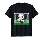 Panda Bear Soccer Player Football T-Shirt - Custom Art Print Men Women