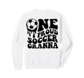 Proud Soccer Granna Soccer Ball Drip Sweatshirt - Unique Graphic Unisex