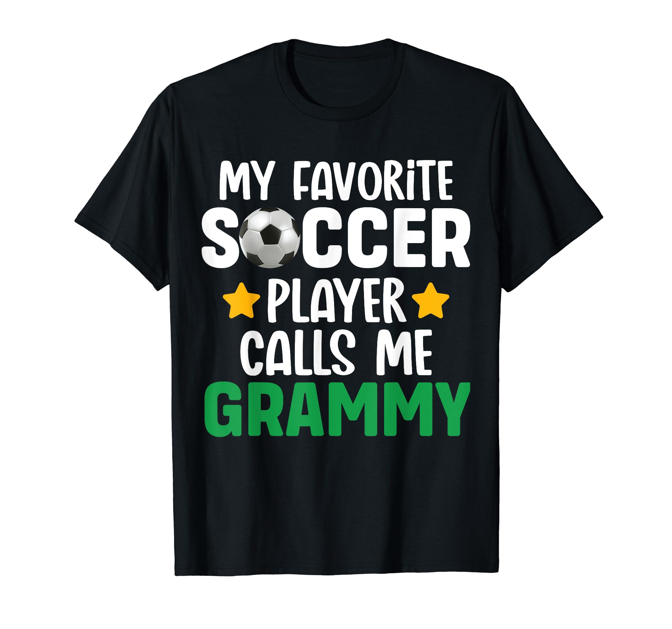 My Favorite Soccer Player Calls Me Grammy T-Shirt - Minimalist Print Unisex