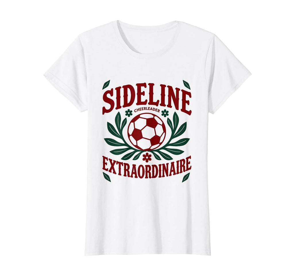 Sideline Cheerleader T-Shirt - Casual Everyday Wear Men Women