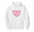 Heart Shaped Soccer Ball Artwork Hoodie - Streetwear Style Men Women