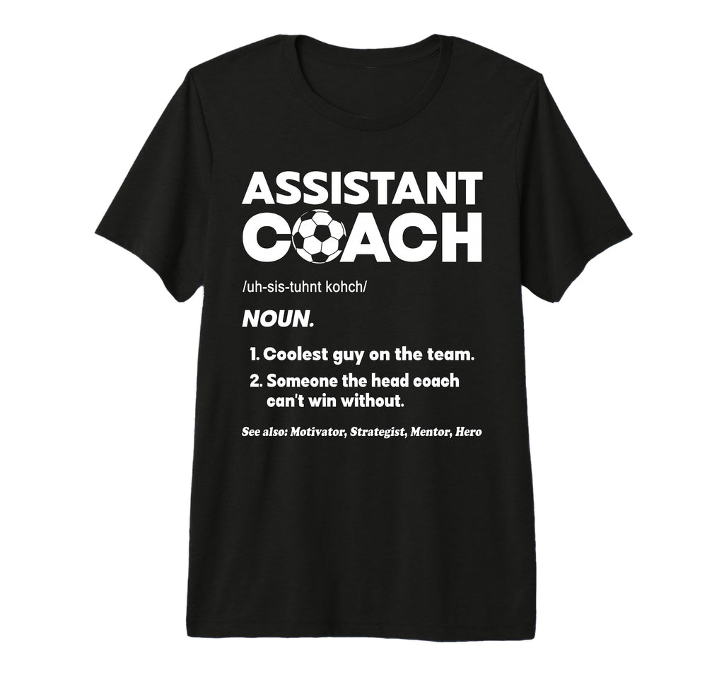 Assistant Head Coach Asst Coach T-Shirt - Graphic Print for Adults