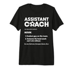 Assistant Head Coach Asst Coach T-Shirt - Graphic Print for Adults