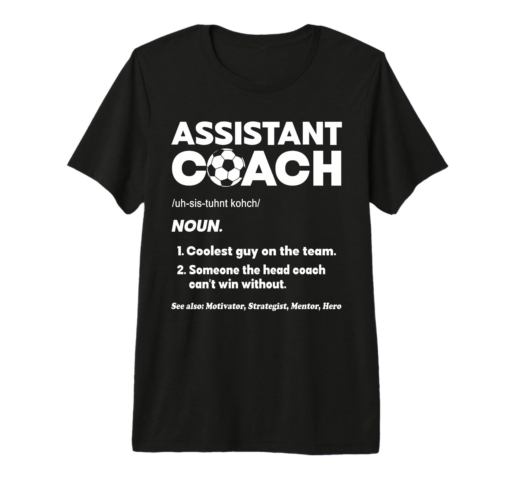 Assistant Head Coach Asst Coach T-Shirt - Graphic Print for Adults