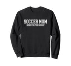 Soccer Mom Novelty Tees Tops Outfit Hoodie - Graphic Print for Adults