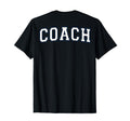 Coach Sports Trainer Varsity White T-Shirt - Custom Art Print for Adults