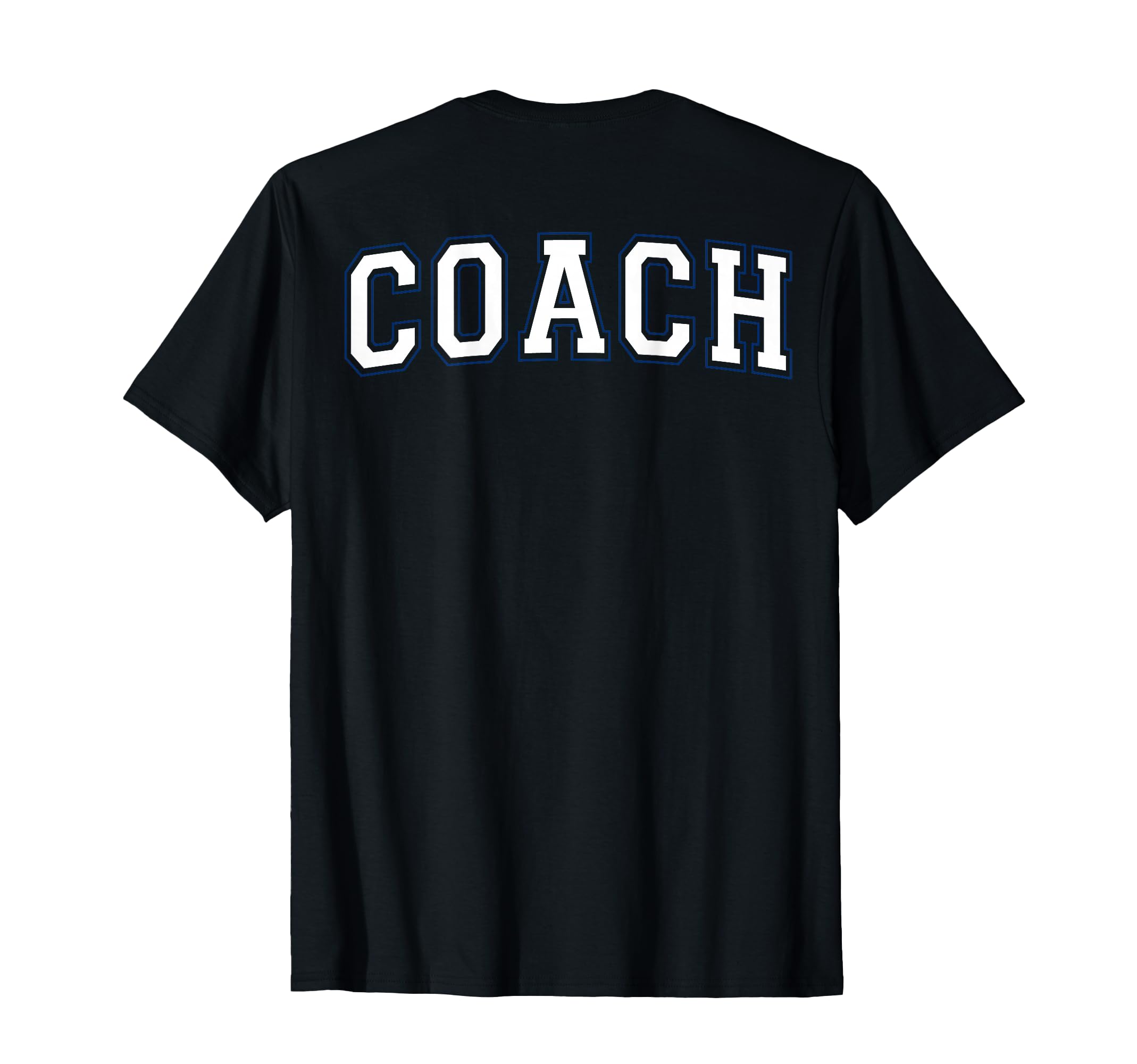 Coach Sports Trainer Varsity White T-Shirt - Custom Art Print for Adults