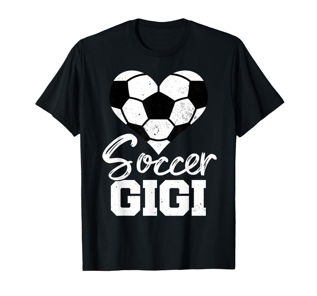 Soccer Gigi Heart Funny Heartfelt Love T-Shirt - Unique Graphic Men Women
