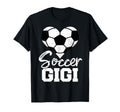 Soccer Gigi Heart Funny Heartfelt Love T-Shirt - Unique Graphic Men Women