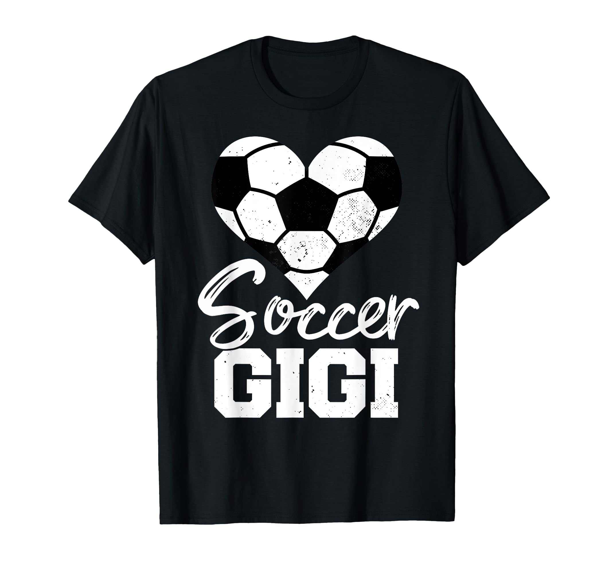 Soccer Gigi Heart Funny Heartfelt Love T-Shirt - Unique Graphic Men Women