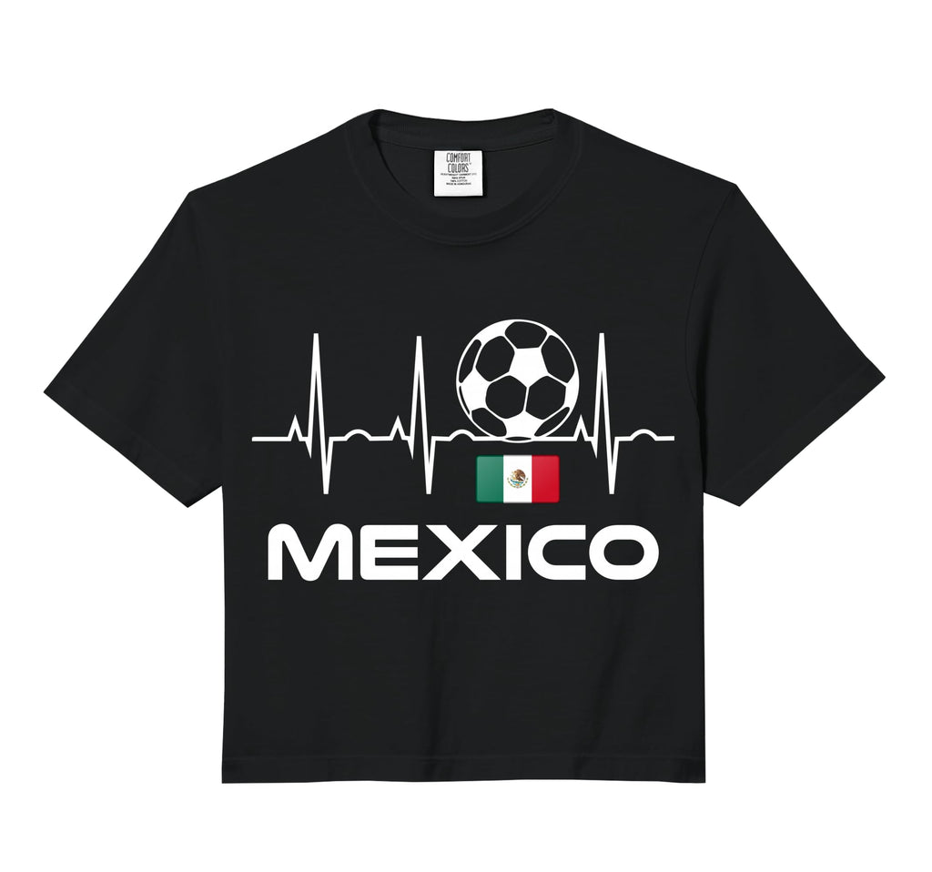 Mexico Soccer Mexico Futbol Heartbeat Hoodie - Trendy Graphic Men Women