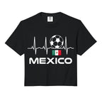 Mexico Soccer Mexico Futbol Heartbeat Hoodie - Trendy Graphic Men Women