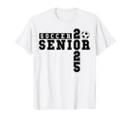 Soccer Senior Night Soccer Senior 2025 T-Shirt - Graphic Print for Adults