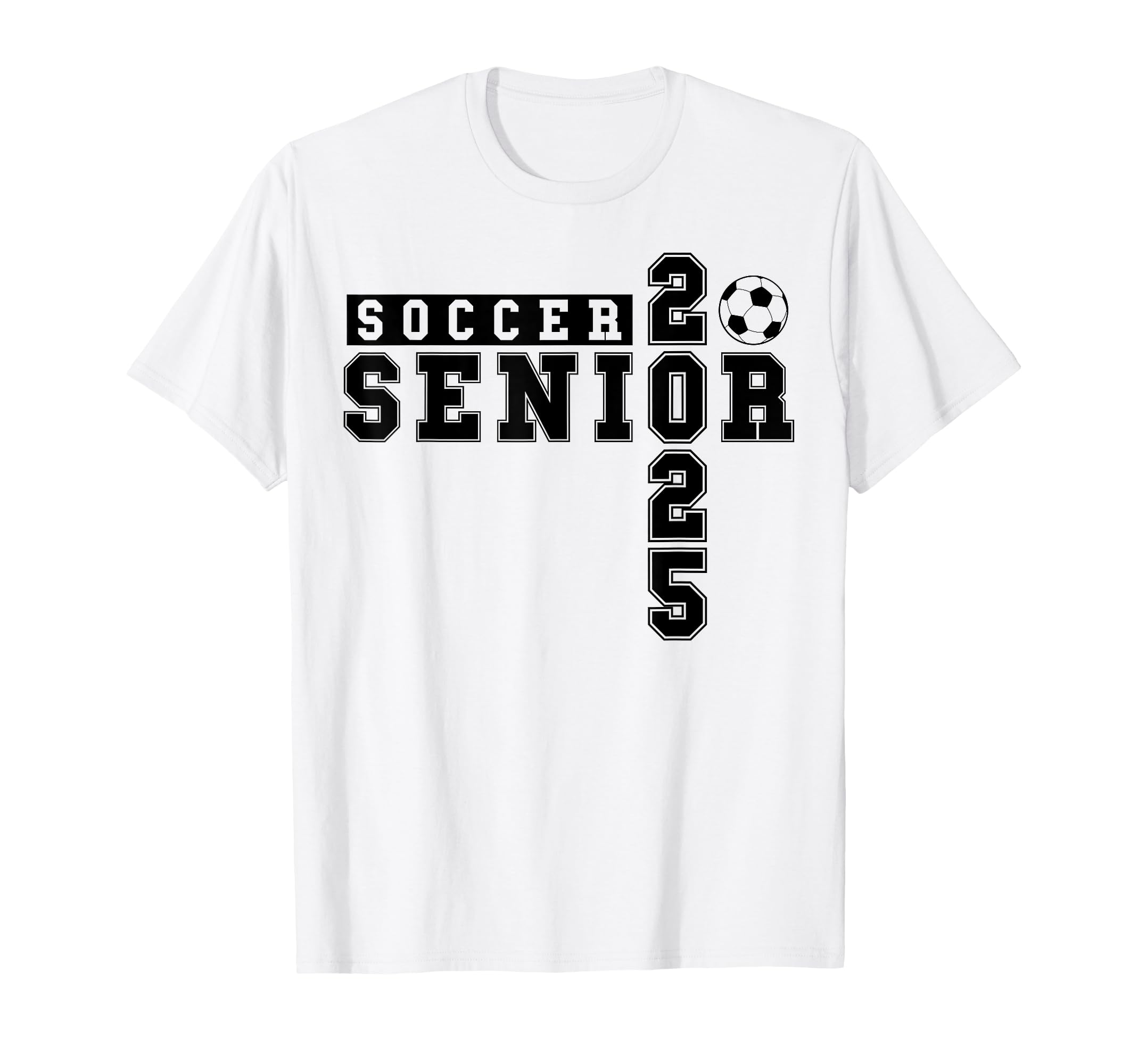 Soccer Senior Night Soccer Senior 2025 T-Shirt - Graphic Print for Adults
