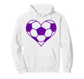 Soccer Heart Funny Soccer Player Mom Hoodie - Trendy Graphic Unisex