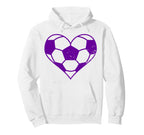 Soccer Heart Funny Soccer Player Mom Hoodie - Trendy Graphic Unisex