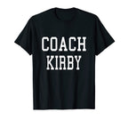 Coach Kirby Custom Football Soccer T-Shirt - Minimalist Print Unisex