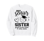 2027 Senior Soccer Sister Sweatshirt - Casual Everyday Wear for Adults