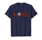 Love Game Soccer Fun T-Shirt - Custom Art Print Unisex