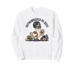 Outnumbered Mom Football Mom Sweatshirt - Custom Art Print for Adults