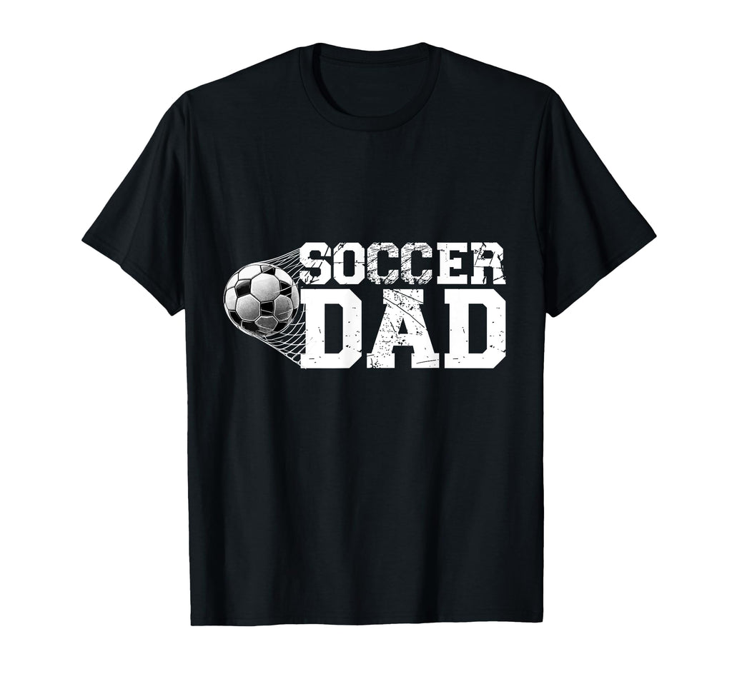 Soccer Dad Fatherhood Papa Soccer Player T-Shirt - Minimalist Print Unisex