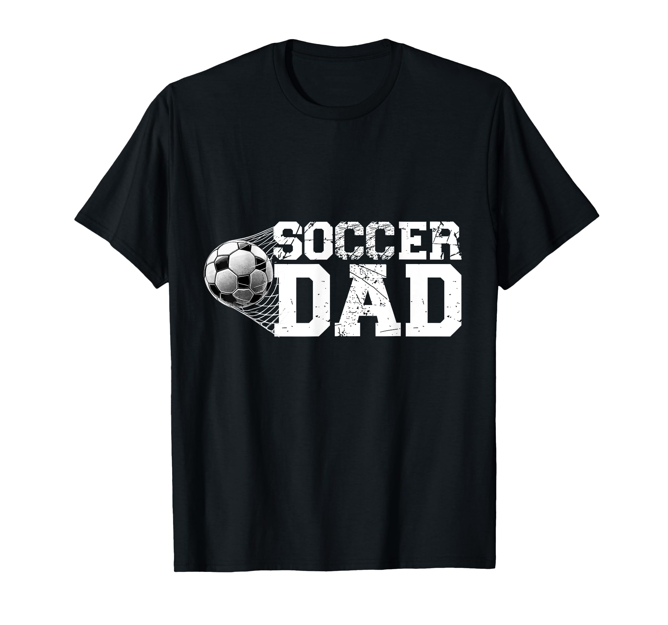 Soccer Dad Fatherhood Papa Soccer Player T-Shirt - Minimalist Print Unisex