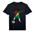 Dabbing Soccer Guyana Guyanese T-Shirt - Fun Novelty Design for Adults