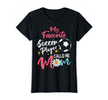 My Favorite Player Calls Me Mom Soccer T-Shirt - Unique Graphic for Adults