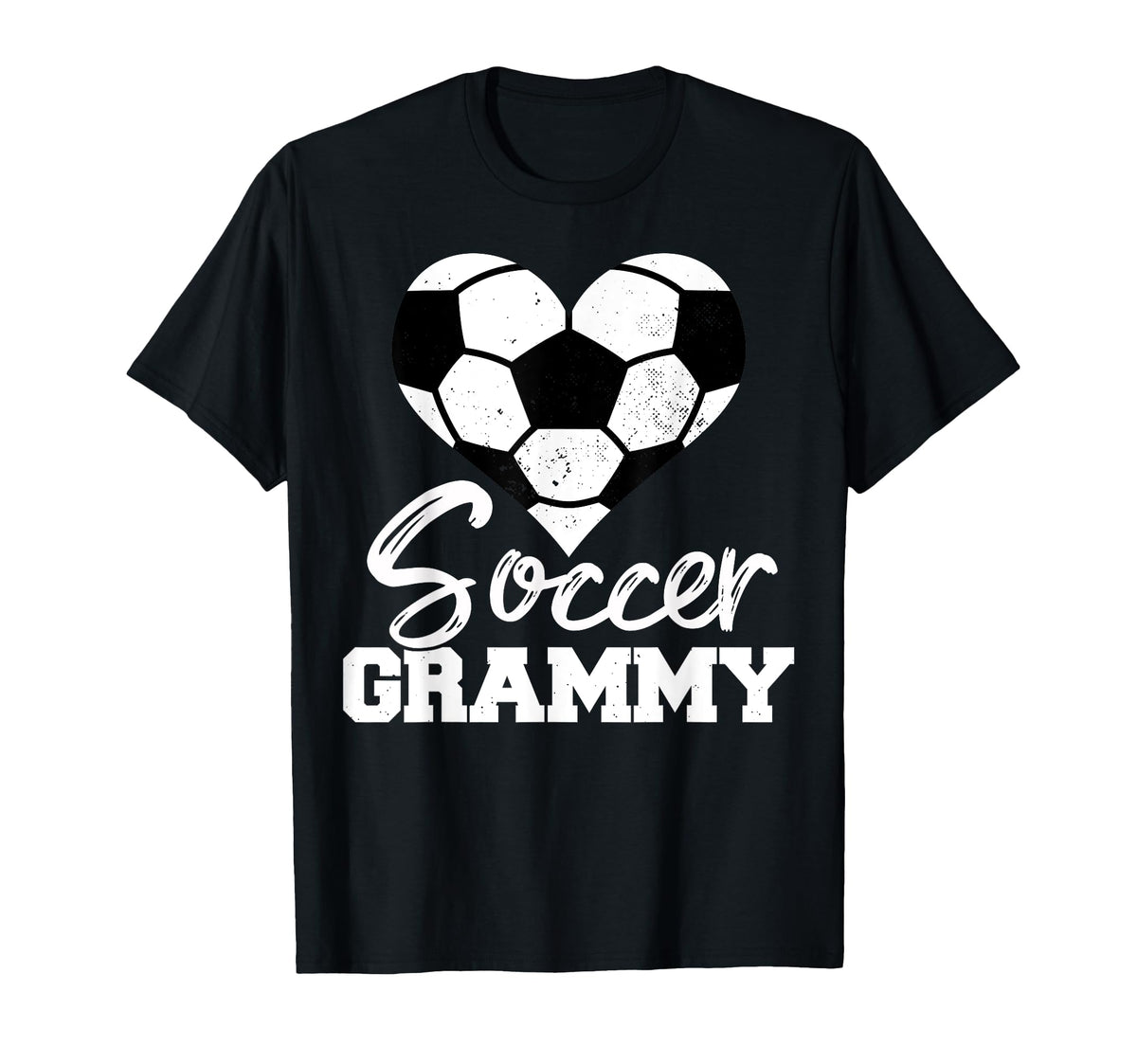Soccer Grammy Heart Funny Heartfelt T-Shirt - Custom Art Print for Adults