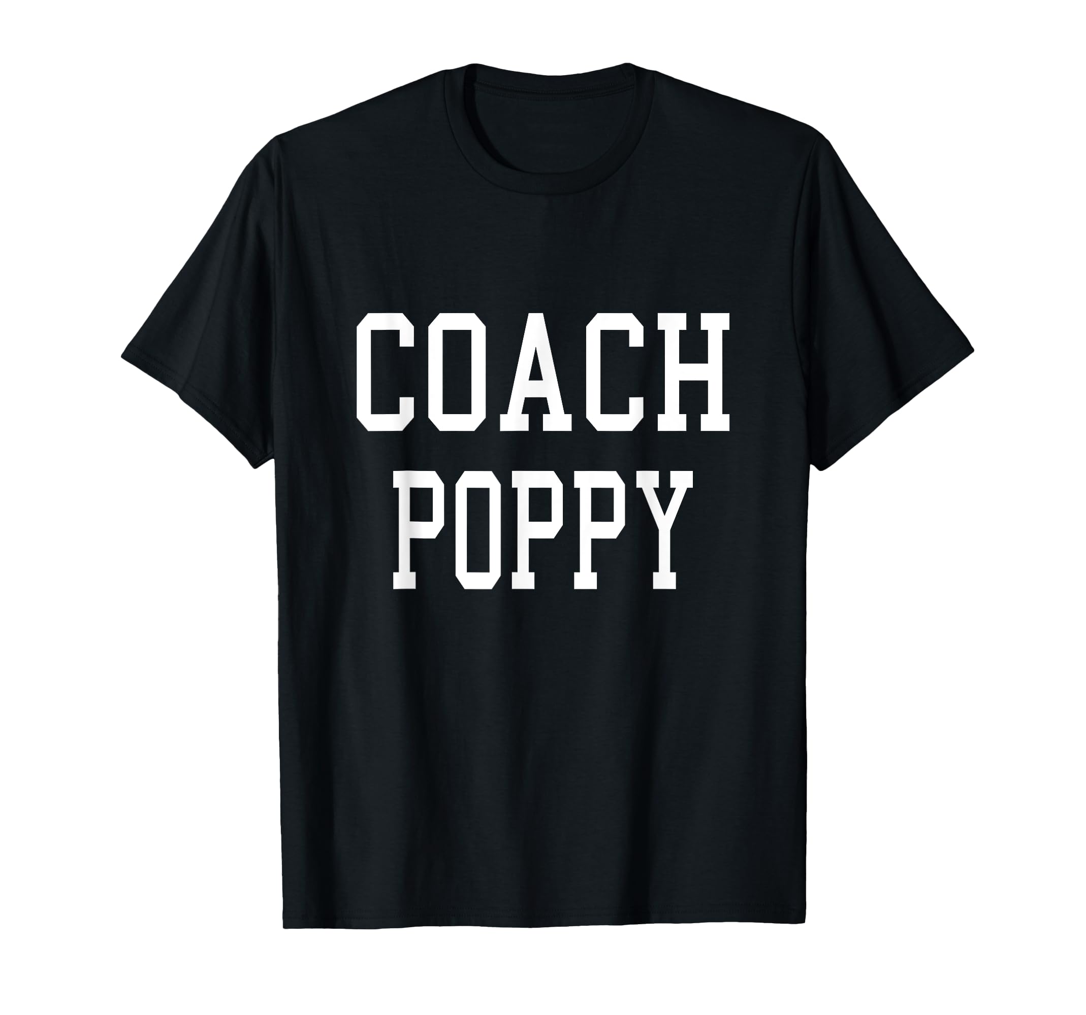 Coach Poppy Custom Football Soccer T-Shirt - Fun Novelty Design Unisex