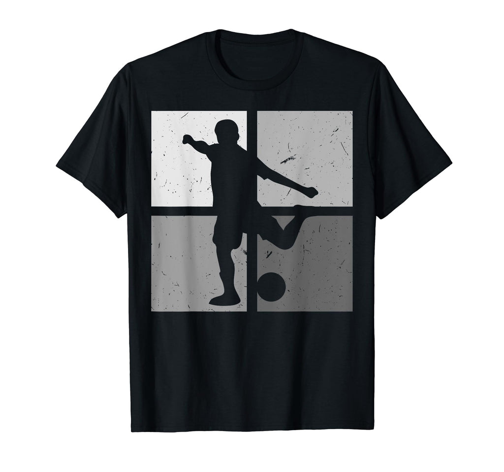 Soccer Player T-Shirt - Minimalist Print for Adults